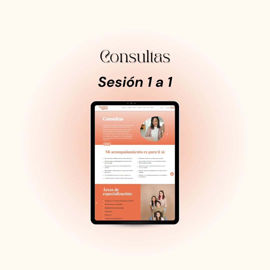 Agendar mi Sesión 1 a 1